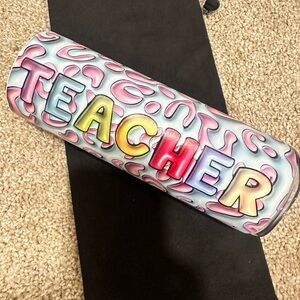Colorful Teacher Tumbler Brand New Great Christmas Gift
